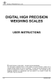 DIGITAL HIGH PRECISION WEIGHING SCALES