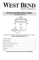 12-Cup Automatic Rice Cooker