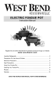 ELECTRIC FONDUE POT